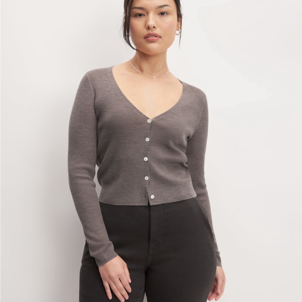 Brandy Melville Brown Long sleeve/ Cardigan